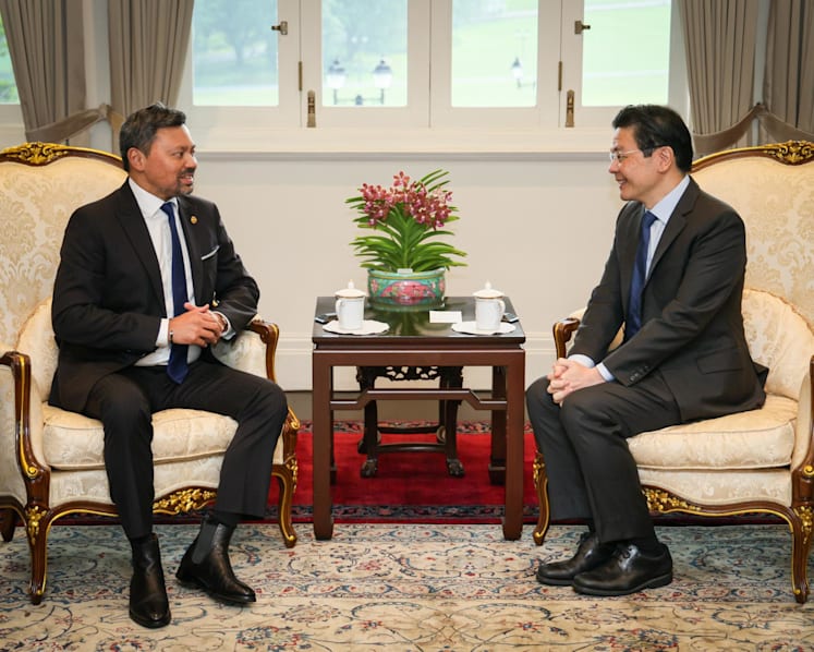 Brunei's crown prince visits Singapore, leaders discuss deepening bilateral cooperation