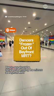 Are dancers being “frozen” out of Bayfront MRT? #8dayssg #8dayssgtrending #dance #sgtiktok #fypsg 