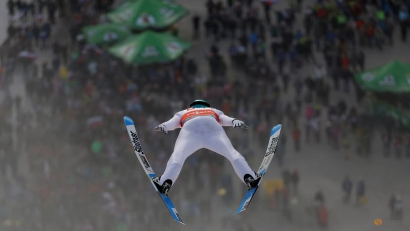 Ski jumping-Prevc breaks men's world record with 254.5-metre jump