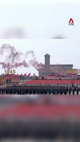 80,000 doves and balloons take flight at China's Victory Day parade