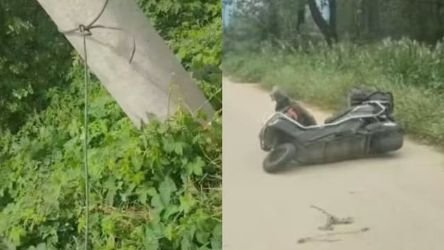 好心酿悲剧！司机补路拉绳警示 女子骑车遭勒颈身亡