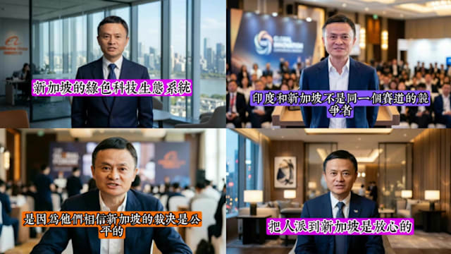 调查：YouTube现约260个冒充马云AI视频 散播涉及新加坡不实信息