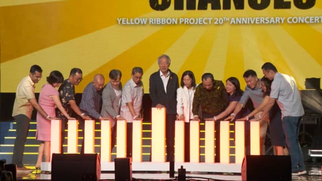 黄丝带计划20周年演唱会 众星云集好热闹
