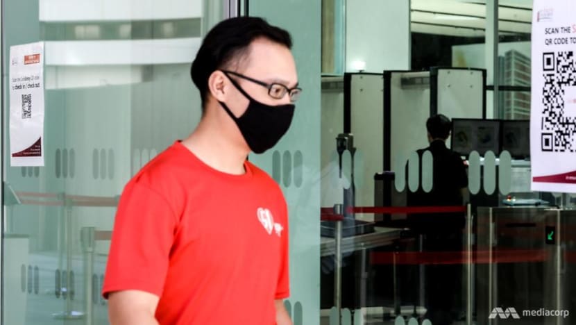 Man jailed for setting fire to Singapore flag, igniting flames on 7 other flags at HDB block