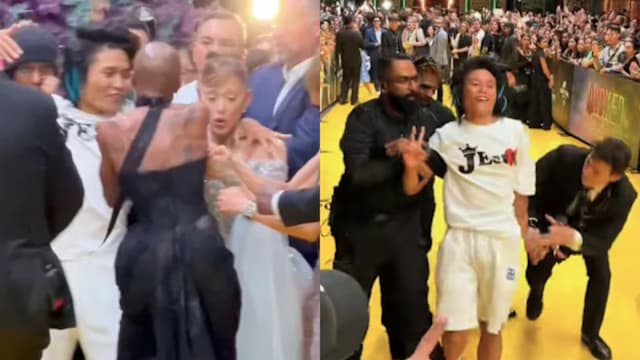 闯新加坡环球影城黄毯搂抱Ariana Grande，男子身份曝光，原来是惯犯！