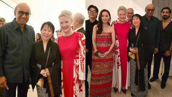 Hong Huifang Met President Tharman & Ms Jane Ittogi At Film Premiere, And He “Very Readily” Agreed To Her One Request