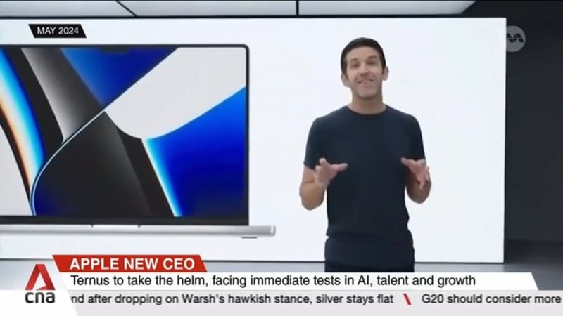 Incoming Apple CEO Ternus to take helm amid AI and China challenges