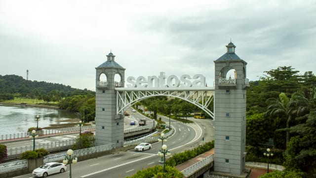 民防部队连同圣淘沙发展局 将在圣淘沙通路举行联合演习