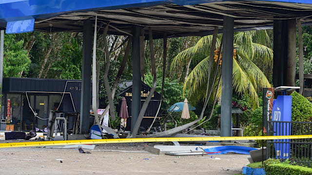 泰军称加油站炸弹爆炸案共致四伤 所幸伤势不重