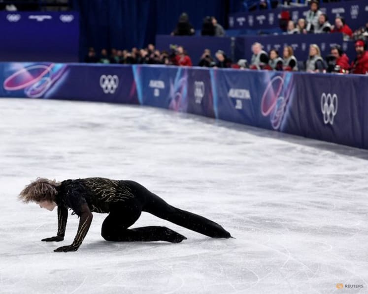 Figure skating-Malinin says Games pressure led to 'inevitable crash'