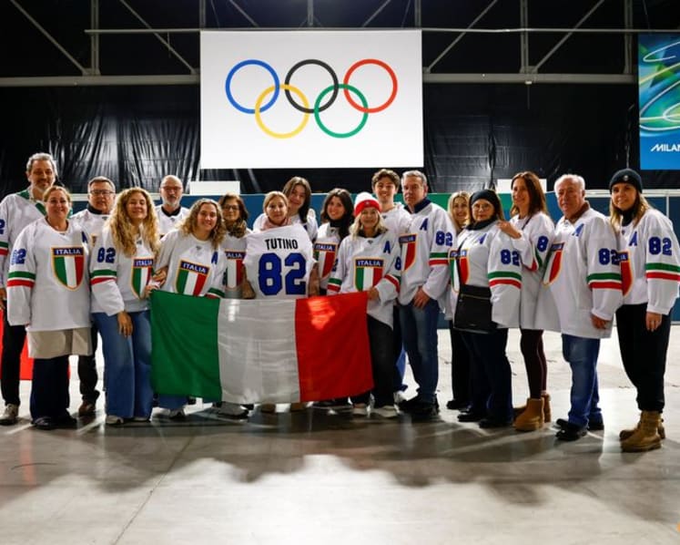 Olympic Ice hockey-Italy's Tutino brings 50‑strong support squad from Canada to Milan