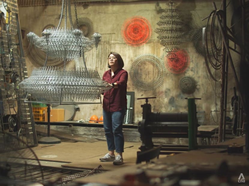 This Thai artist creates large scale works of art from unwanted scrap metal