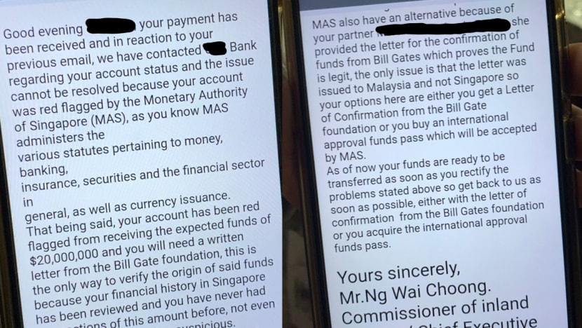 Iras warns of email scam impersonating the Commissioner of Inland Revenue