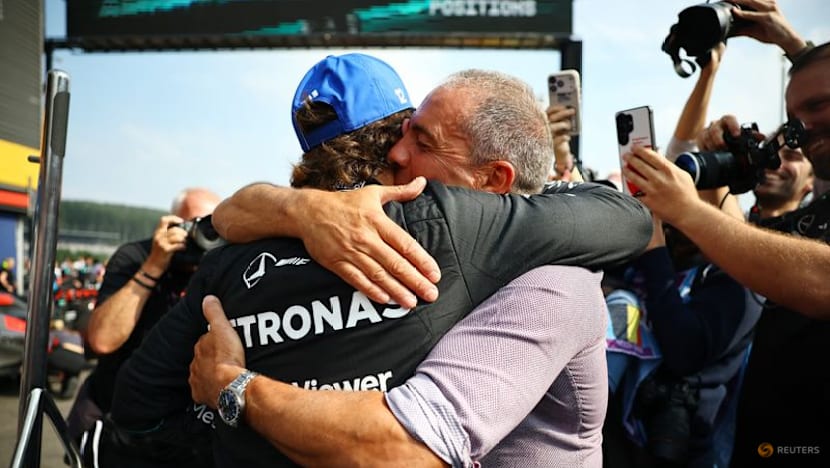 F1 leader Antonelli celebrates dad's birthday with Spa pole