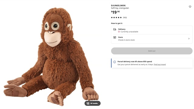 日本小猴爆红 同款猩猩玩偶本地售罄