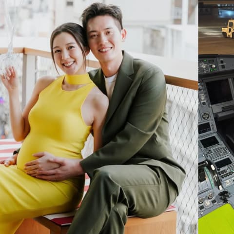 突破传统，独家揭秘！港姐麦明诗私闯驾驶舱拍照，机长老公亲口澄清真相