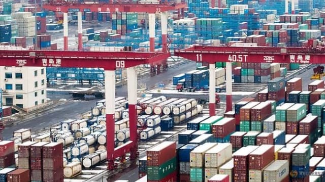 中国上月出入口额双双下滑 2020年初以来最大
