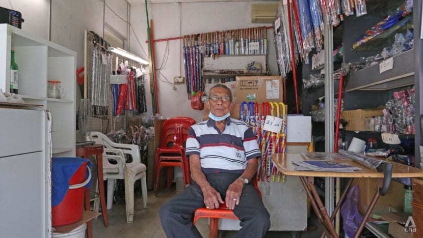 Meet the 86-year-old man who repairs umbrellas out of a little shop in Geylang East Meet the 86-year-old man who repairs umbrellas out of a little shop in Geylang East