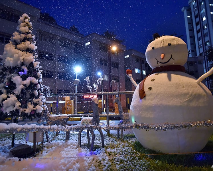 Winter in Woodlands: The man who made it snow in Marsiling