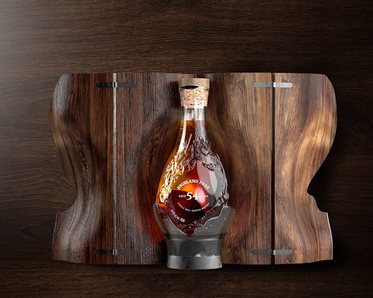 The 54 Year Old Single Malt Whisky is Highland Park's oldest and rarest release