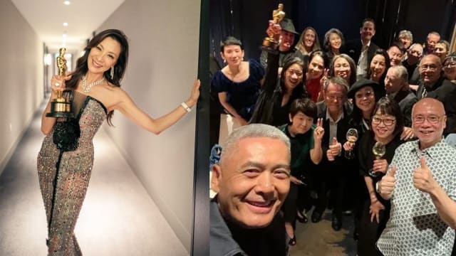 杨紫琼带小金人到香港　宴客周润发和黄秋生等恩人