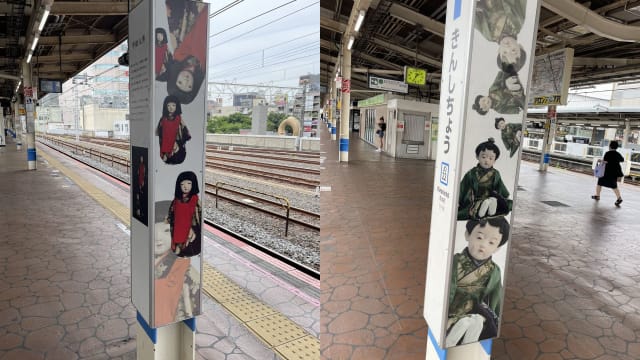 日本地铁站人偶画像太逼真  民众吓坏不敢搭夜车  