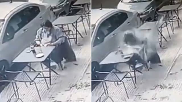 咖啡馆低头看手机 阿根廷男子遭坠落玻璃击中重伤