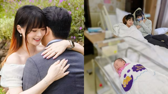 胡佳琪平安产女　诞下虎宝宝