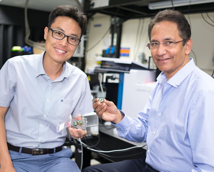 NUS researchers develop chip material that outperforms silicon