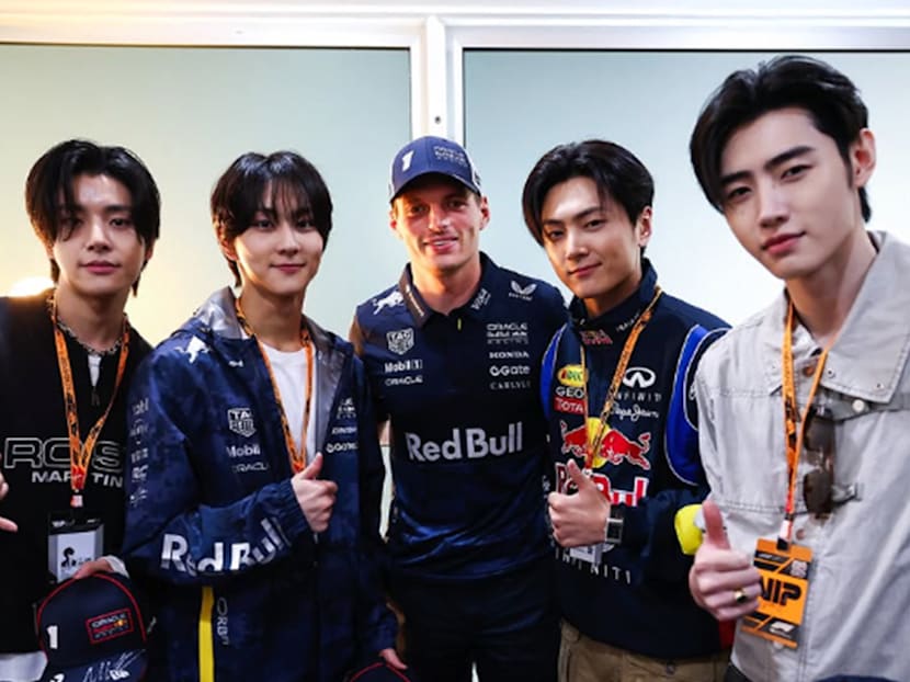K-pop group Enhypen meets Max Verstappen ahead of Singapore Grand Prix