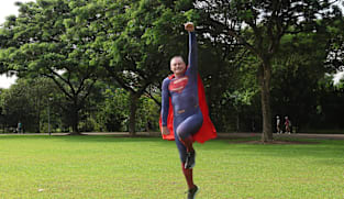 He runs instead of flies but Singapore's very own Superman is finding a way to leave his own mark