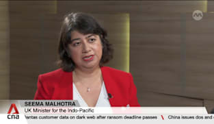 UK Minister for the Indo-Pacific Seema Malhotra speaks to CNA on her first trip to Southeast Asia 