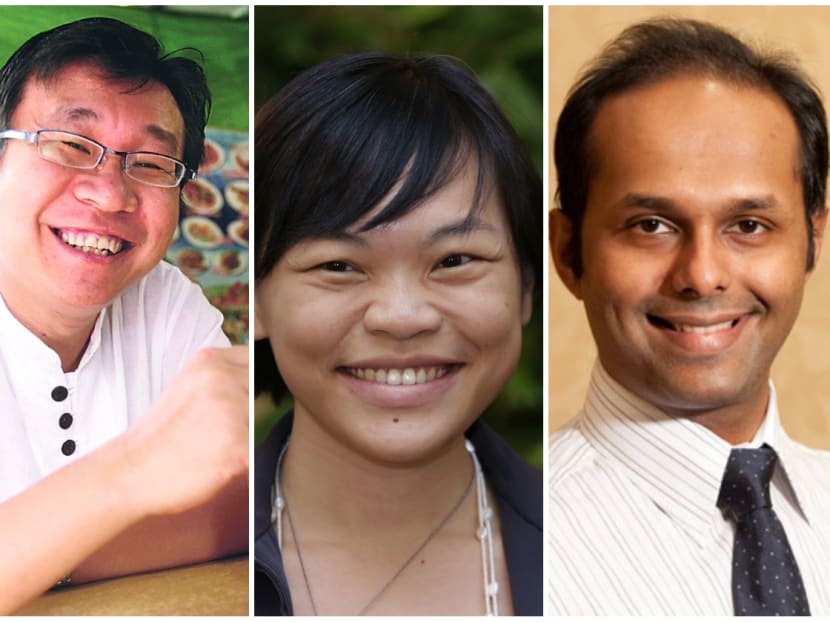 NMPs (from left): Mr Kok Heng Leun, Ms Kuik Shiao-Yin and Assistant Professor Mahdev Mohan. TODAY file photos NMPs (from left): Mr Kok Heng Leun, Ms Kuik Shiao-Yin and Assistant Professor Mahdev Mohan. TODAY file photos