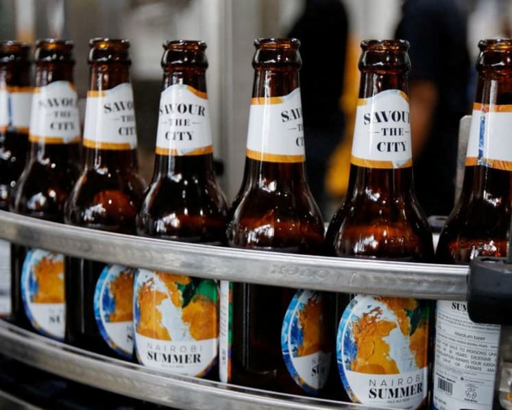 Kenyan beer firm asks court to block Diageo's $2.3 billion EABL sale to Asahi