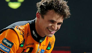 F1 leader Norris on pole in wet Las Vegas with Piastri fifth