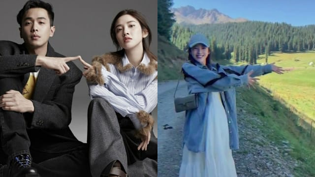 唐艺昕衣着宽松小腹鼓起　张若昀将二度当爸？