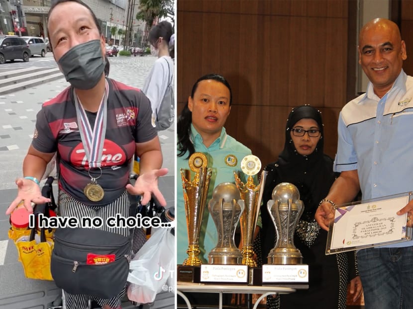 #trending: Malaysia's 7-time Asean para-swimming champion selling tissues for a living; outraged netizens call for more support
