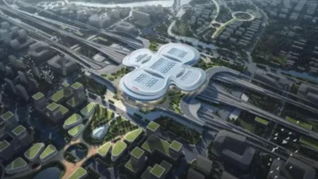 中国南京北站新设计 网民批像“卫生棉”