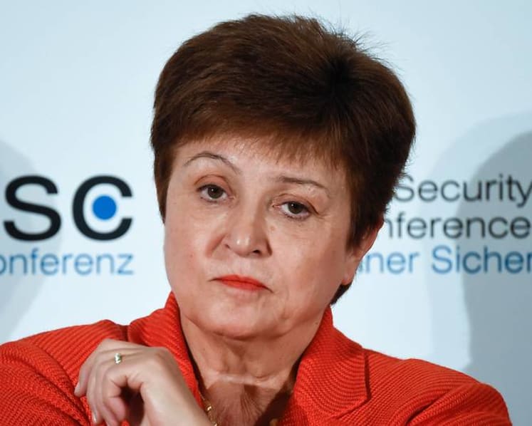 IMF head says global economy facing long climb to recovery
