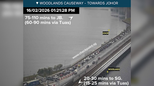 除夕返乡人多 新柔长堤入境马国或需两小时
