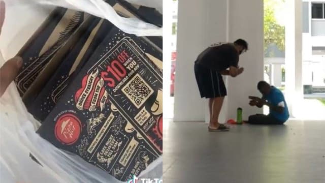 白沙免费派披萨 送餐员：感到满足又开心