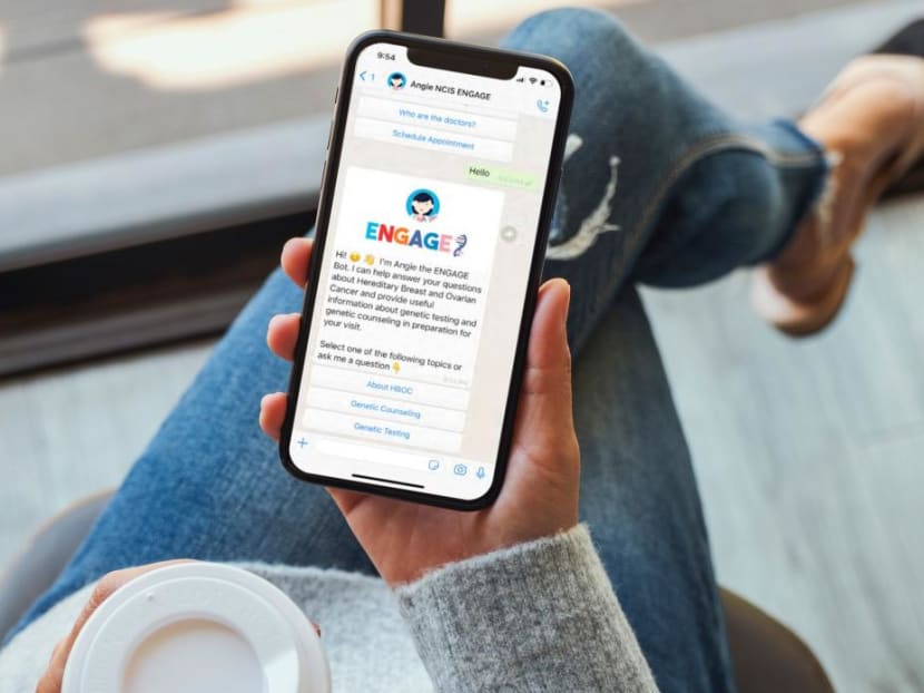 Meet Angie, the WhatsApp chatbot for women at risk of hereditary breast cancer Meet Angie, the WhatsApp chatbot for women at risk of hereditary breast cancer