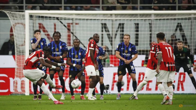 Milan and Inter share spoils in Coppa Italia semi-final first leg Milan and Inter share spoils in Coppa Italia semi-final first leg