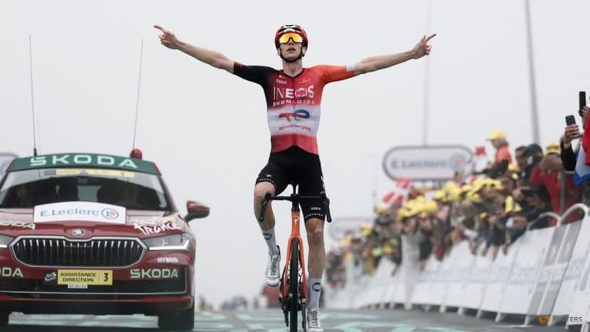Arensman gives Ineos something to cheer about as doping cloud hangs