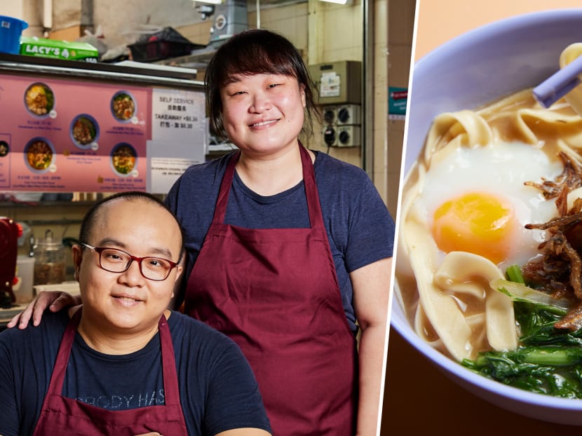Ex-Pasta Chef Sells Chewy Hand-Kneaded Mee Hoon Kueh At Old Airport Rd Food Centre