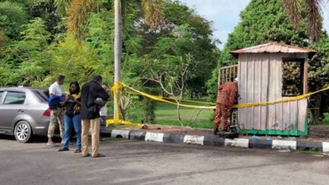 马国住宅区保安亭突爆炸 灭火后惊见男女焦尸