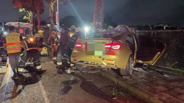 宝马M3试车成悲剧 台湾两男惨死女子重伤