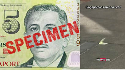 S’pore-Based TikToker Sees S$5 Note On The Ground, Wonders Why No One Picked It Up 