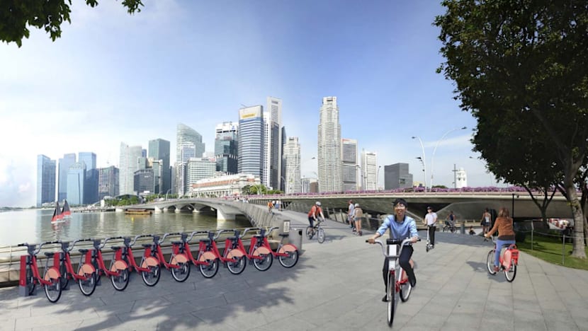 Bike-sharing scheme could extend to Tampines, Pasir Ris, Marina Bay and city centre