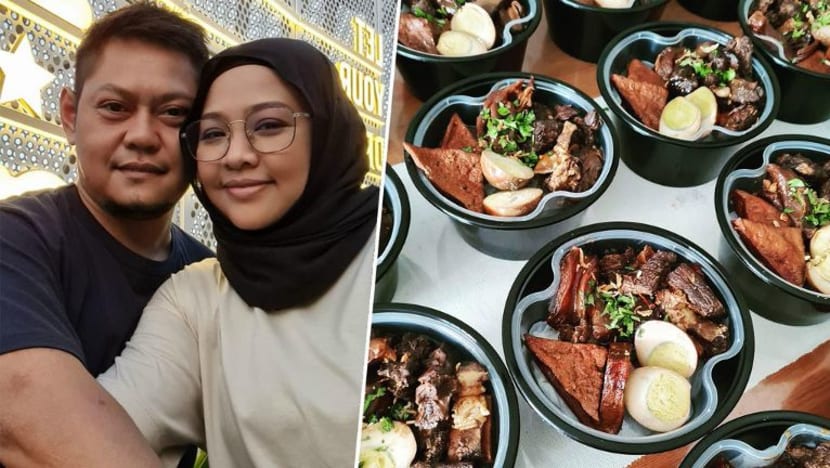 Pasangan jual kway chap halal dari rumah, guna resipi Peranakan diwarisi turun temurun